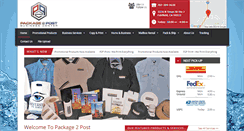 Desktop Screenshot of package2post.com